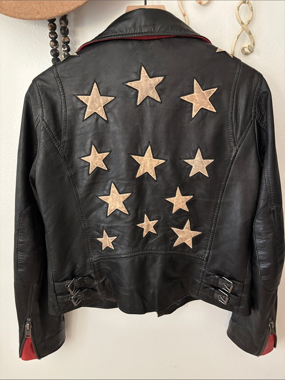 EUC MAURITIUS CHRISTY LEATHER MOTO JACKET